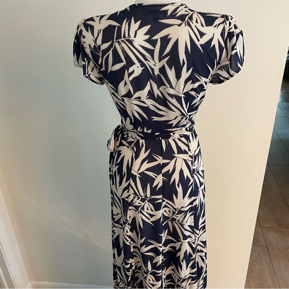 AMUSE Society Provence Maxi Wrap Dress Women’s Size Small Navy - Picture 5 of 9